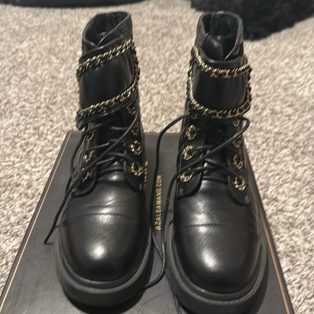 Azalea Wang Combat Boots